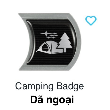 ป้าย Subaru Camping - สติ๊กเกอร์ Subaru