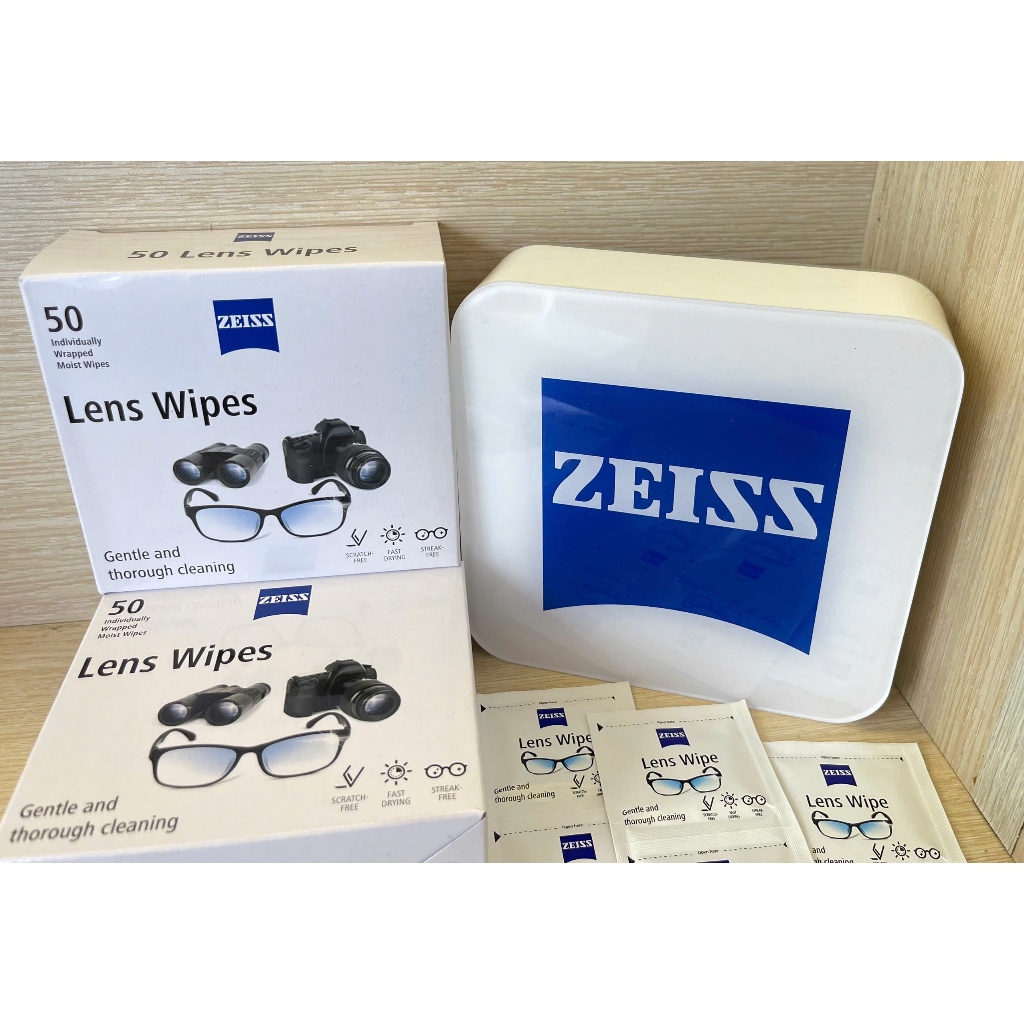ZEISS-Germany LENS WIPES กระดาษทําความสะอาดเลนส์แท้ แว่นตา และโทรศัพท์