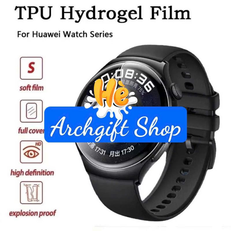 [ สําหรับ Huawei Watch 4 5 series ] สติ๊กเกอร์ TPU สําหรับ Huawei Watch 4 5 / Huawei watch 4 pro.