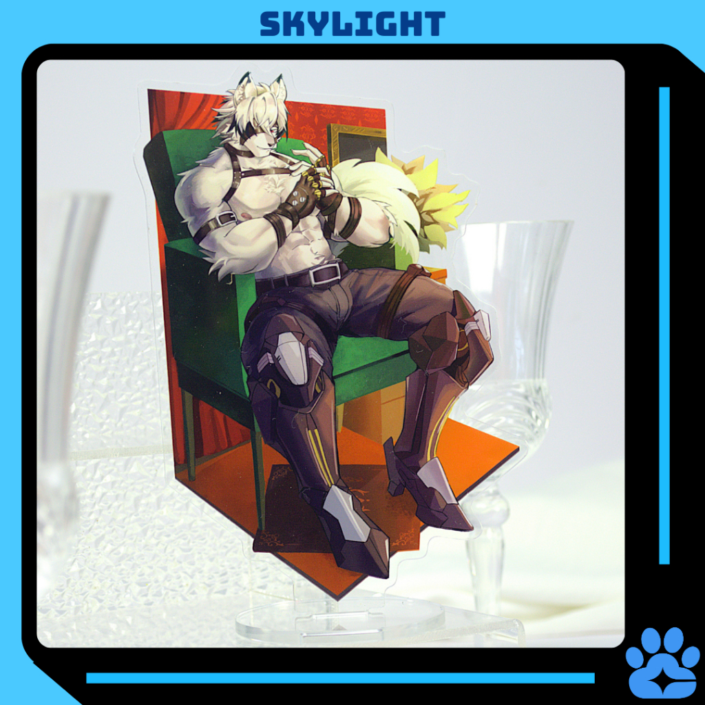 โมเดล/ Standee Furry VON LYCAON - Zenless Zone Zero - Mica plastic-15cm