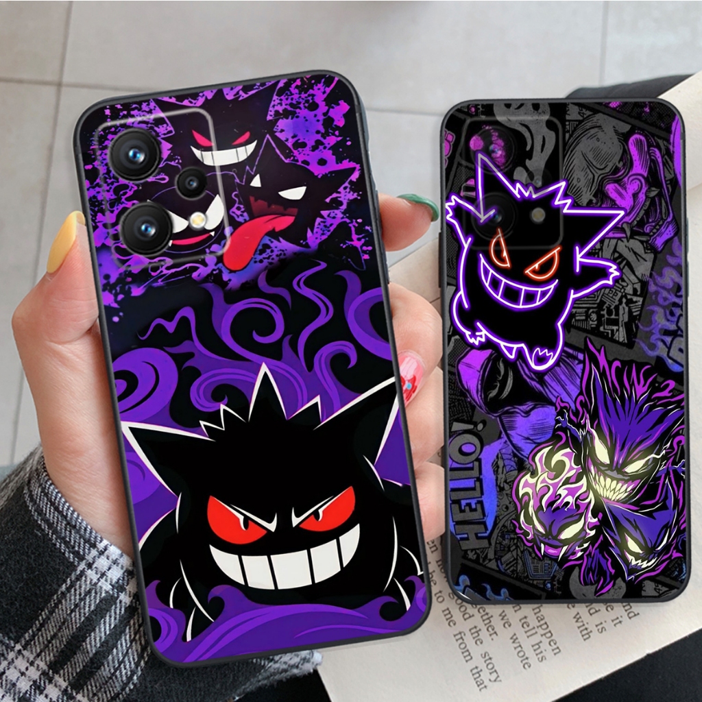 REALME 9 4G / 9i / 9 Pro / 9 Pro+ / C31 Mini Anime Pokemon Gengar Graffiti Case Hot trend