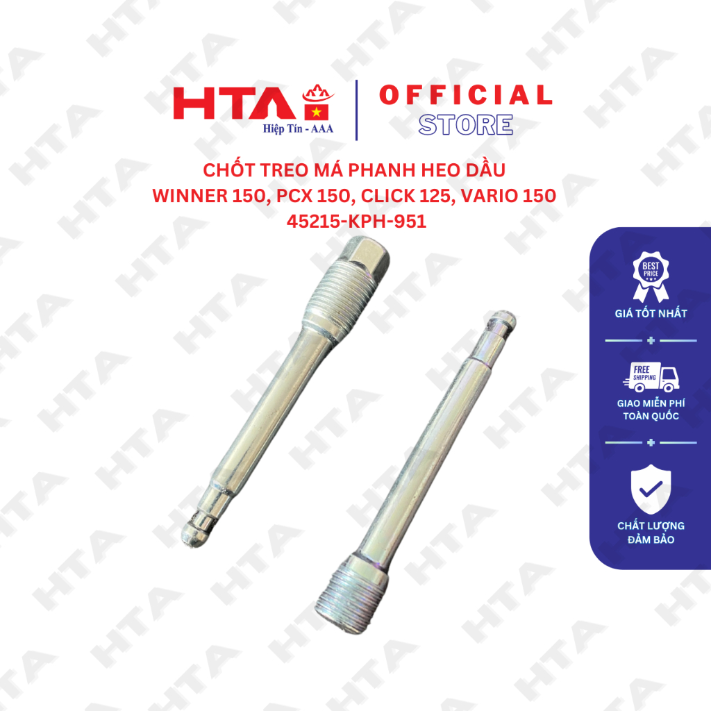 หมุดรองเบรคน้ํามัน - Winner 150, PCX 150, Click 125, Vario 150 - 45215-KPH-951 - สกรู Hiep Tin HTA