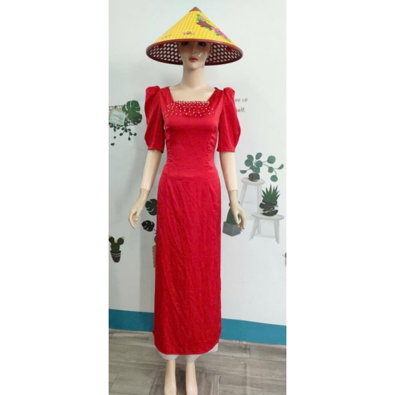 2hand Ao Dai Size M (รหัส 200 กว่า)