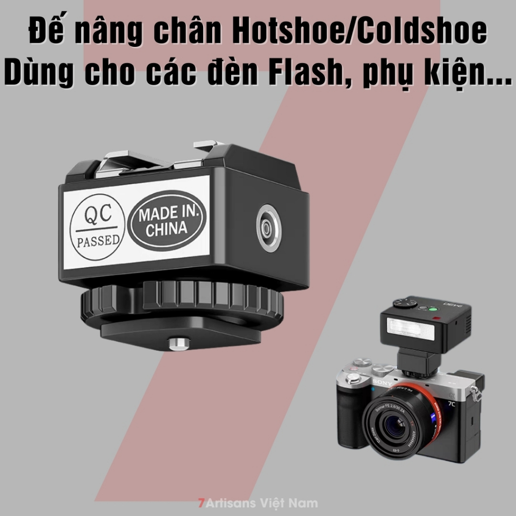 Hotshoe/ที่วางเท้ารองเท้าเย็นสําหรับ Godox iM30, iM20, iM22, Ulanzi F12, SL01, SL02, Medalight F1/F1