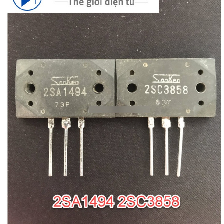 2SA1494 2SC3858 A1494 C3858 เครื่องขยายเสียง SANKEN คู่ ถอดชิ้นส่วนแท้-AH4-AH5