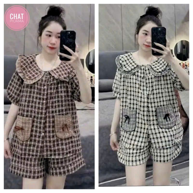 BEAUTIFUL VELVET PYJAMA SET IU CHAT TN022