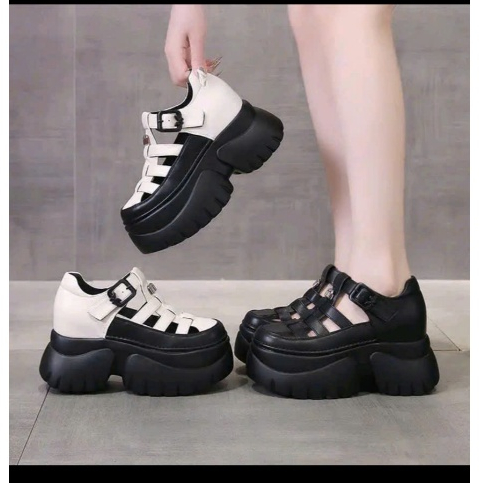 รองเท้าแตะผู้หญิง 10 ซม. คุณภาพสูง ไฟซุปเปอร์ ครบกล่อง มาตรฐาน QC แท้