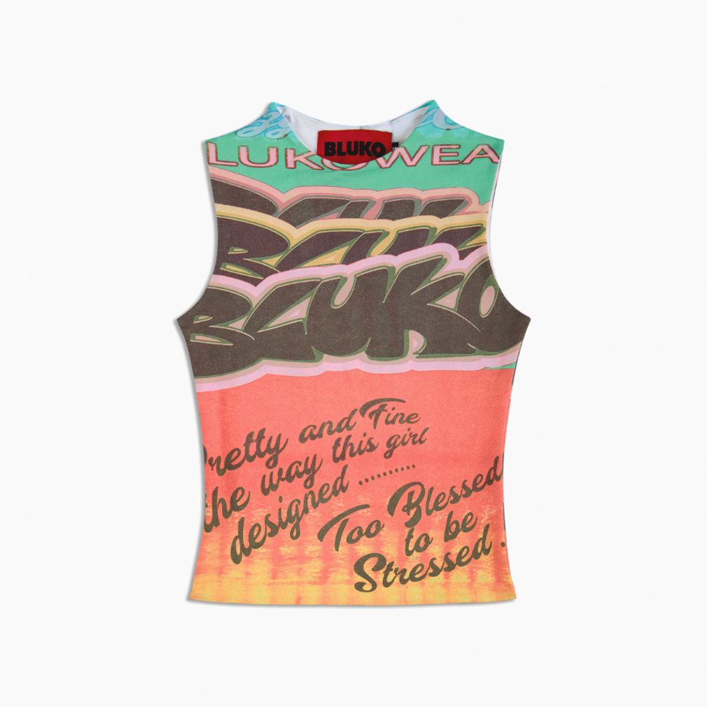 MULTICOLOR B-LOGO TANKTOP Body Tanktop