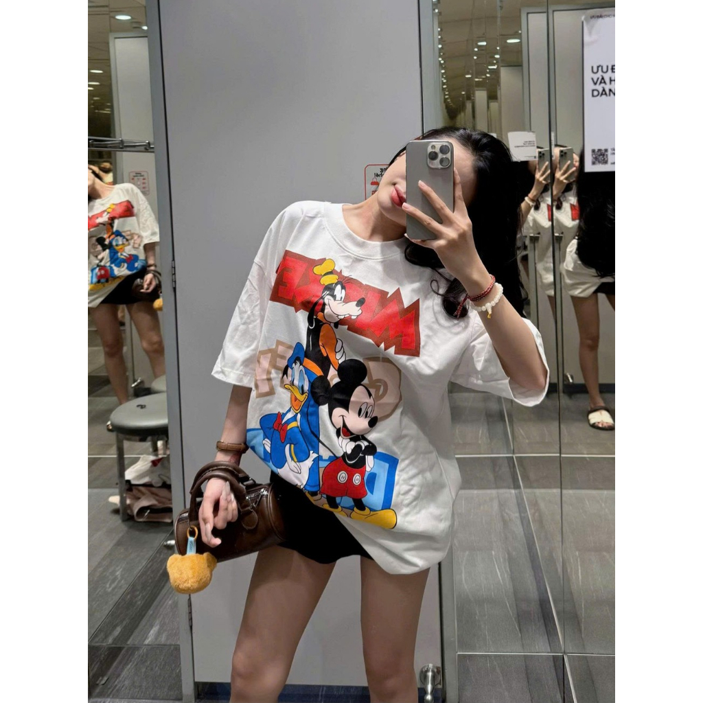 เสื้อยืดพิมพ์ลาย Do_nan Duck น่ารัก เสื้อยืดผู้หญิงและผู้ชาย ผ้าคอตตอน 2 ทาง SUBEO.RICHAR