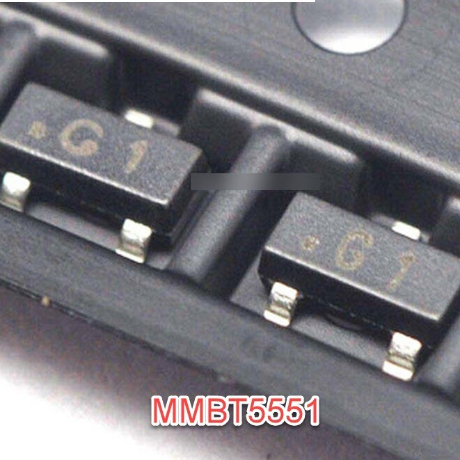 2N5551 ทรานซิสเตอร์ pcs 100 NPN G1 0.6A 160V SOT-23 2n5551 วาง pxa10
