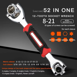 [TuOSEN] Cờ Lê Đa Năng 8 Đầu Xoay 360 Độ ( 8-21 ) Thông Dụng Siêu Bền 48 Trong 1