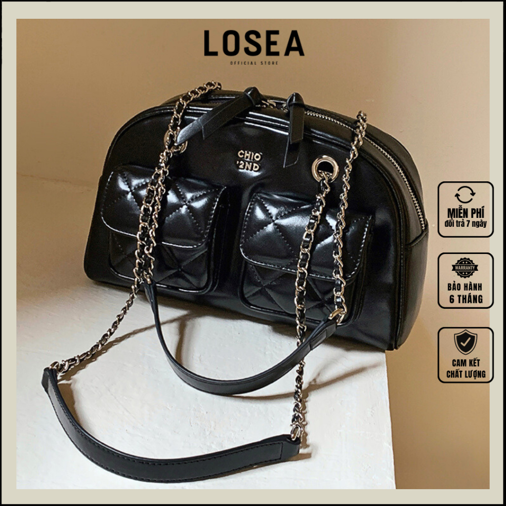 กระเป๋า Chio2nd ของแท้ 2 กระเป๋าสีดํา Filled CD32316