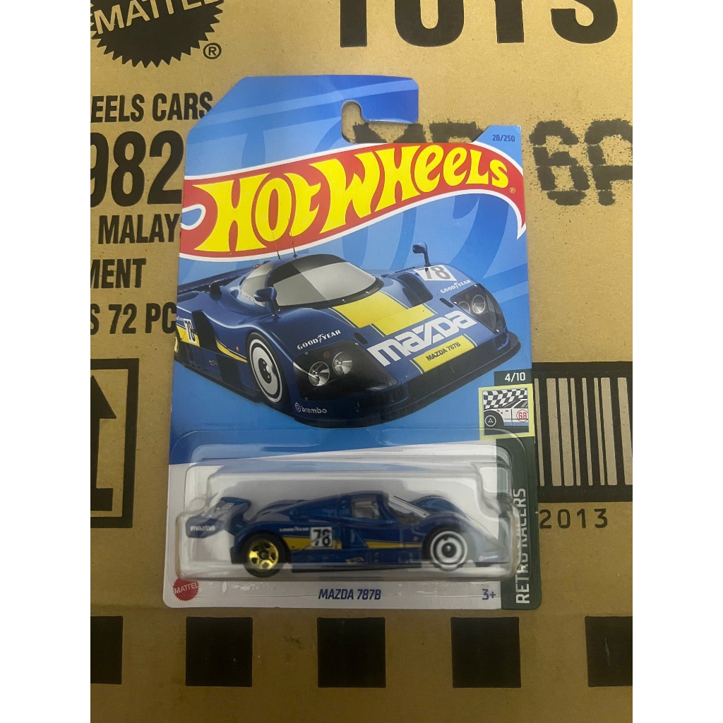 LeHuong Diecast - Hot Wheels Mazda 787B (สีน้ําเงิน)