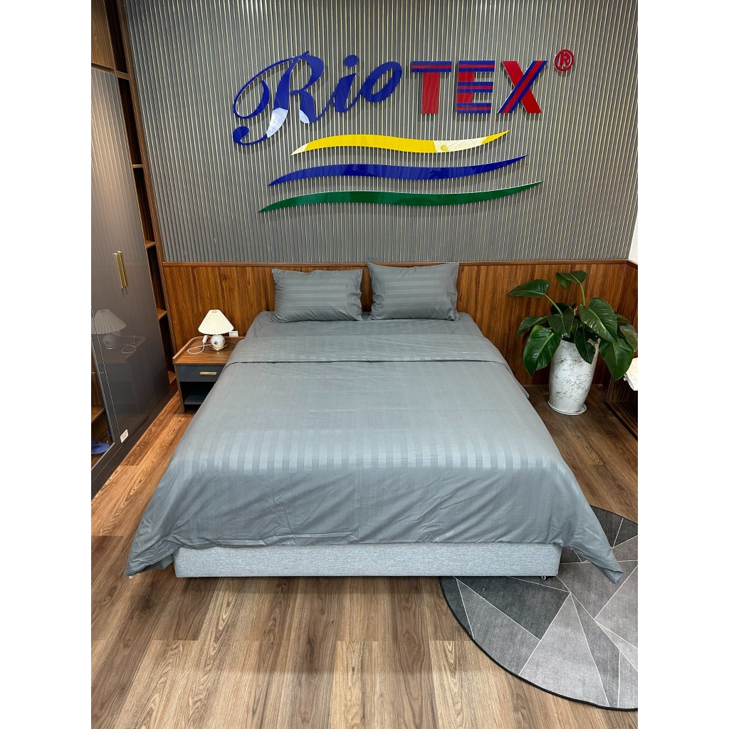 RIOTEX SHOP วัสดุปลอกผ้านวมลายทาง T200 - 1.6mx2m, 1.8mx2m, 2.2mx2m, 2.2mx2.4m