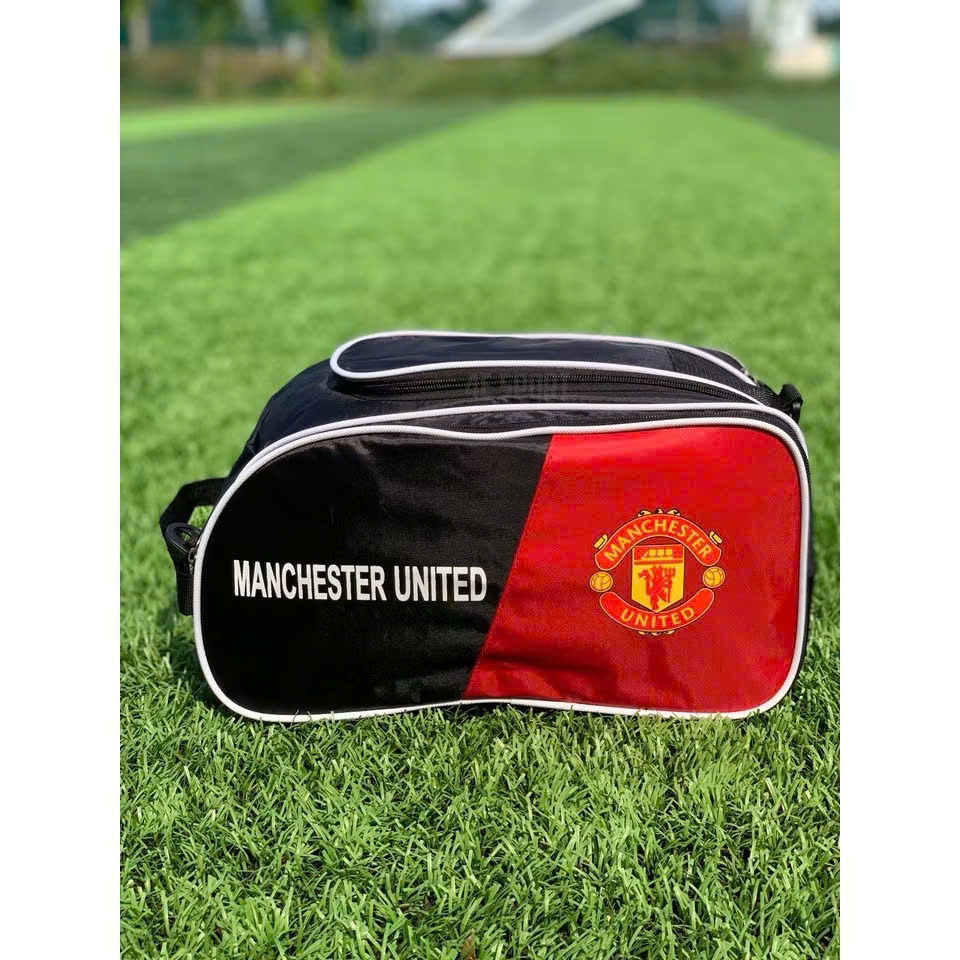 กระเป๋าใส่รองเท้าฟุตบอล 2 ช่อง (MU, Chealsea, Real Madrid, Man City, PSG Soccer Bag.)