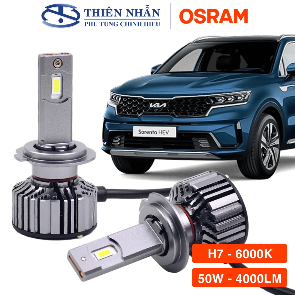 Osram H7 XLZ 3.0 หลอดไฟ Led สําหรับ Vinfast, Honda, Hyundai และรุ่นรถอื่นๆ,.. สีขาวสว่างเป็นพิเศษ I5