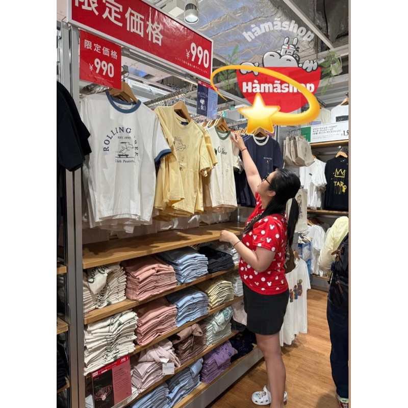 เสื้อยืด UT สําหรับผู้หญิงสุดน่ารัก (แท็ก 1,500¥)