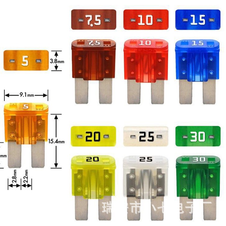 Combo ฟิวส์พิน Micro 2 Fuse 2 ชิ้นสําหรับ Ford/Hyundai 2018 ในสต็อก