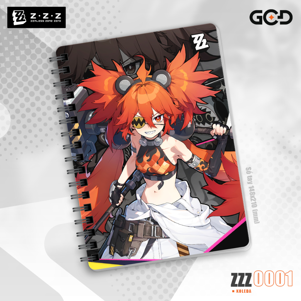 โน๊ตบุ๊ค A5 A6 100 หน้า ZZZ Zenless Zone Zero 0000+ GCD Shop