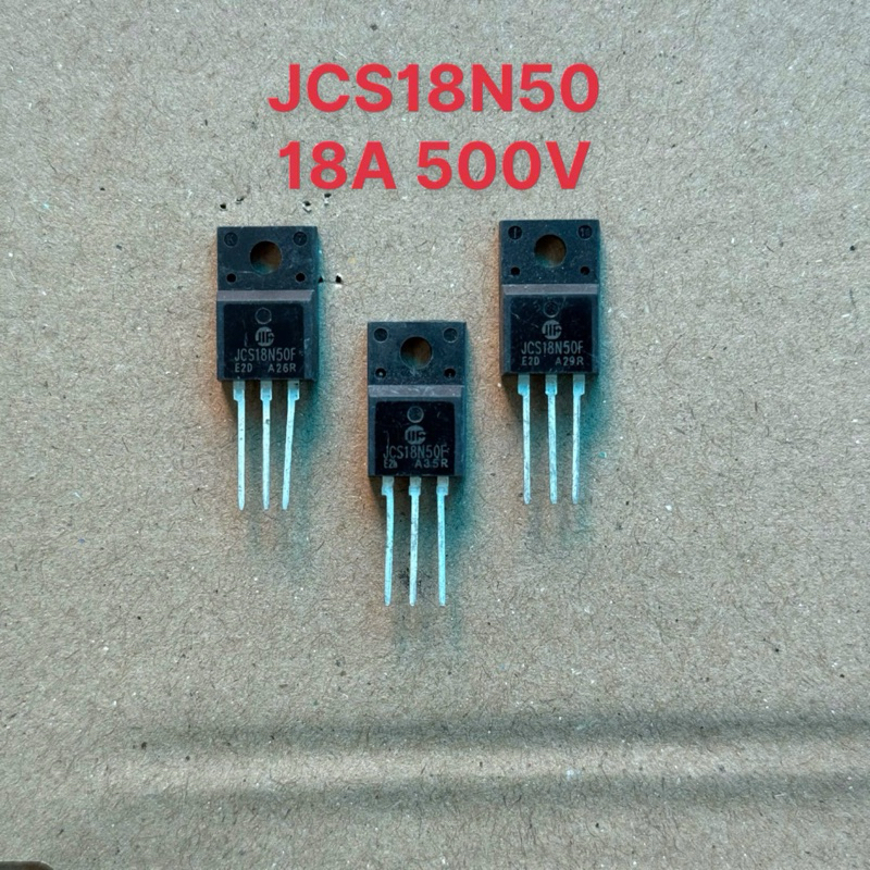 Mosfet N-CH 18A 500V 18N50 JCS18N50 CS18N50F ใหม่แท้ คุณภาพดี (5 ชิ้น)