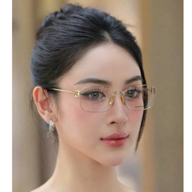 Hottrend Y2K 2025 กรอบแว่นตารูปตัว B ทรงสี่เหลี่ยมเล็ก