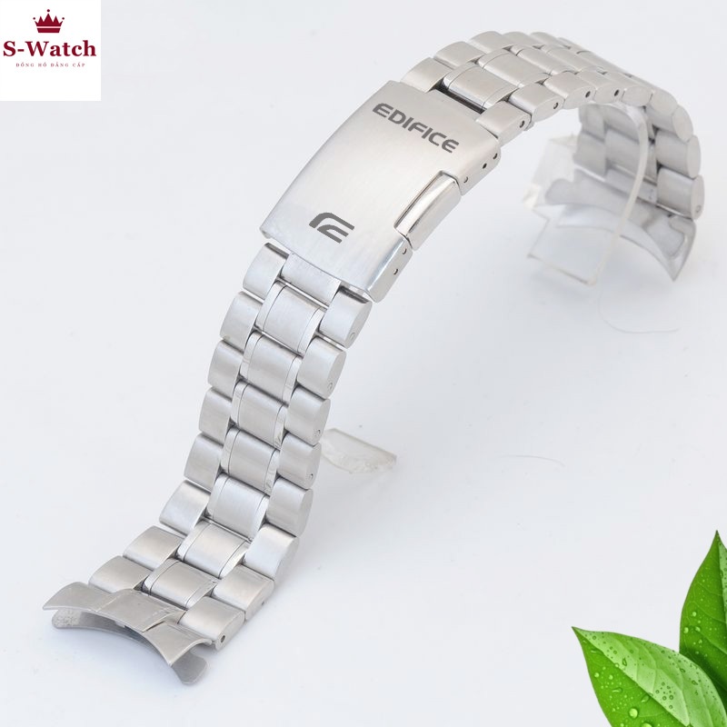 สายนาฬิกาโลหะ Casio EDIFICE พร้อมล็อคกล่อง-526L-1AVUDF, EFR-526D-2AVUDF, ECB-30D