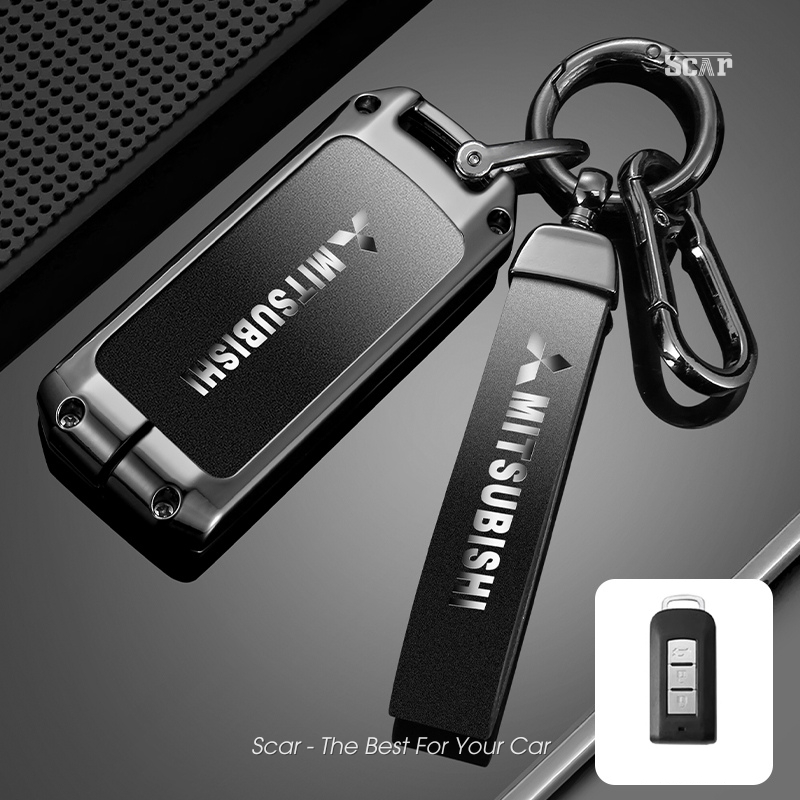 เคสกุญแจโลหะผสม Ombre สําหรับ Mitsubishi Xpander Xforce Outlander Triton Attrage Pajero Sport Scarvn