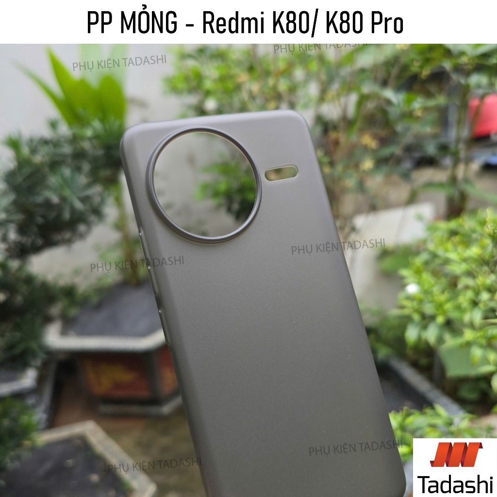 Slim Case สําหรับ Redmi K80 Pro/ K80, Redmi K80 Ultra/ K70 Ultra K90 PP พลาสติก Matte กลับลดลายนิ้วม