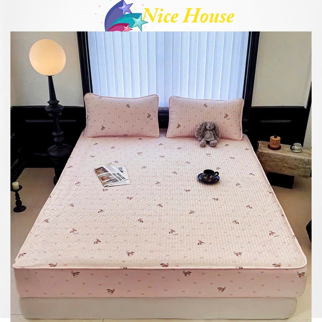 ชุดเครื่องนอนผ้าฝ้ายไม้ไผ่ผ้านวมคุณภาพสูงทุกขนาด m6x2m, m8x2m, 2mx2m2_ Nice House