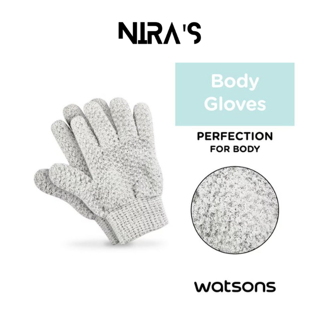 (ออธไทย)ถุงมือบํารุงผิวกาย Watsons Exfoliating Thailand 1 คู่