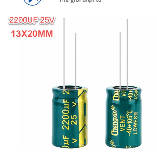 20 CAPACITORS 2200UF 25V CAPACITOR 2200UF 25V -BN5