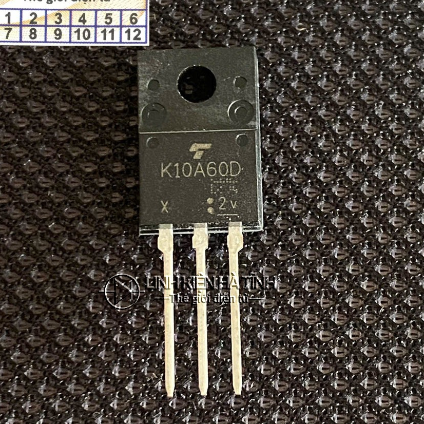 2 ใหม่ N-CHANNEL K10A60D K10A60U 10A60D 10A60 TO-220 10A 600V MOSFET - BK16