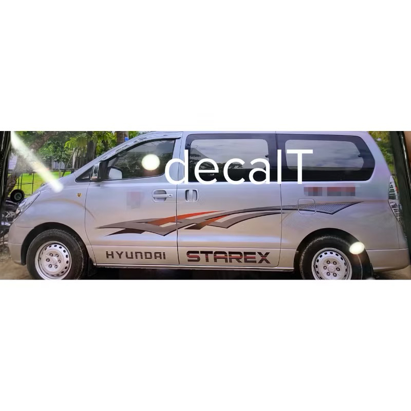 สติ๊กเกอร์ข้าง Hyundai Starex สติ๊กเกอร์ติดข้างรถยนต์ Hyundai Starex