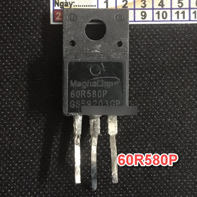 กระเป๋า 4 MMF60R580P CHANNEL MOSFET N 60R580P 60R580PS 60R580 8A 650V TO-220 DISASSEMBLY-AG6