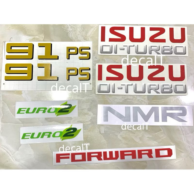 NMR 91PS สติ๊กเกอร์รถบรรทุก Isuzu NMR 91 PS Sticker สติ๊กเกอร์รถบรรทุก Isuzu