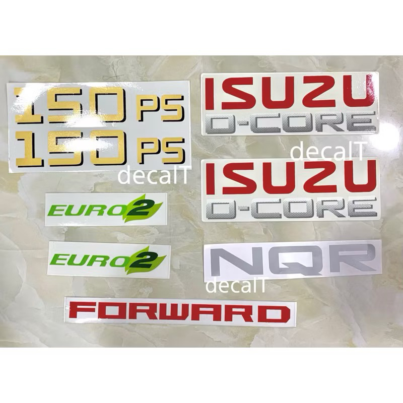 สติ๊กเกอร์ NQR 150PS สติ๊กเกอร์ติดรถบรรทุก Isuzu NQR 150 PS Sticker สติ๊กเกอร์รถบรรทุก Isuzu