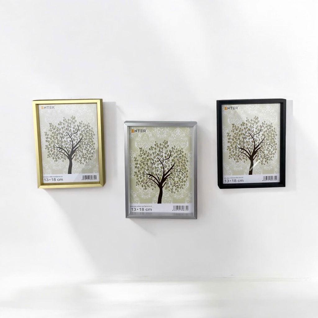 ใส่กรอบรูปอลูมิเนียม KH101 13x18cm