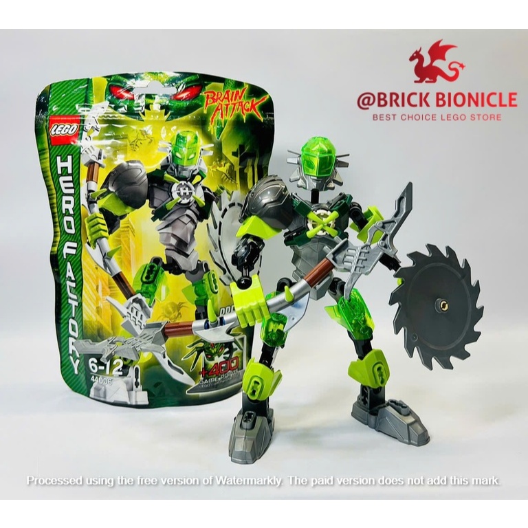 LEGO VINTAGE HERO FACTORY SG TH PH - HERO FACTORY ASSEMBLY TOY - 44006 BREEZ