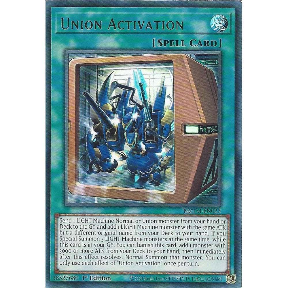 [KW2 Yugioh] [EN-UK] การ์ด MZTM-EN023 กิจกรรมสหภาพ : การ์ดหายากมาก : รุ่นที่ 1