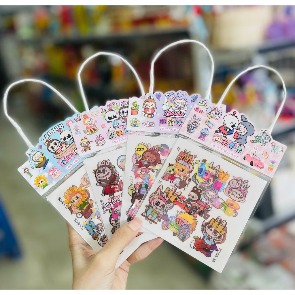 ขายส่ง-COMBO STICKER LABUBU SZ/95-35V