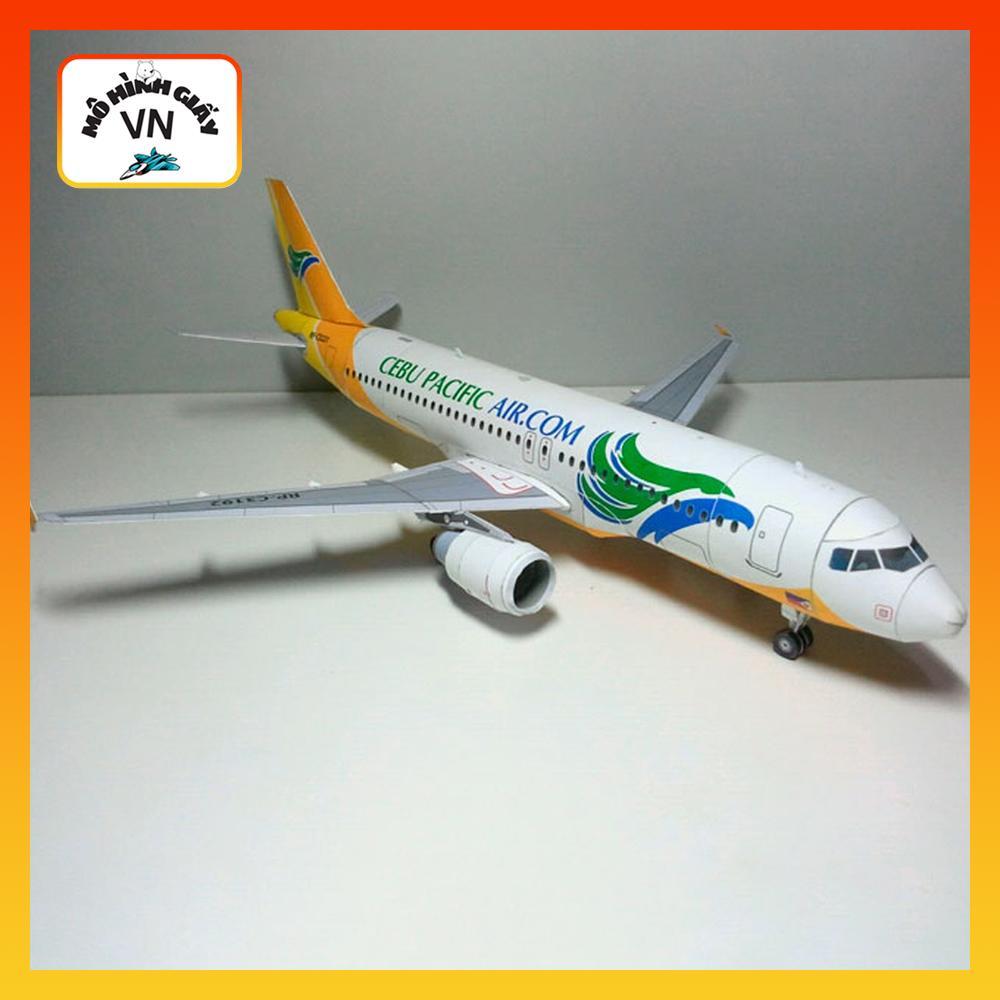 Airbus A320 Cebu Pacific Assembly Paper Model - MohinhgiayVN