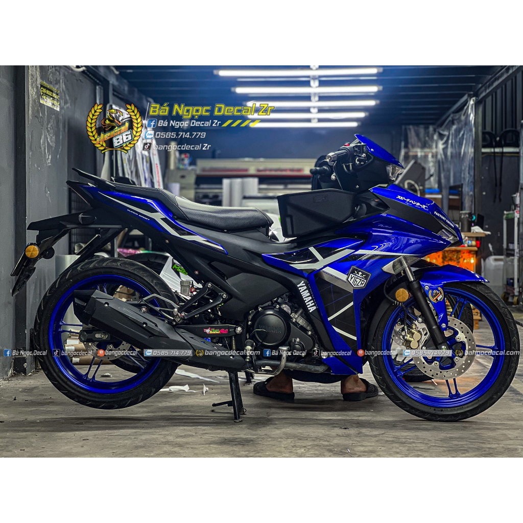 Y16ZR สติ๊กเกอร์ REMOVABLE สําหรับ EXCITER 155 BLUE GP