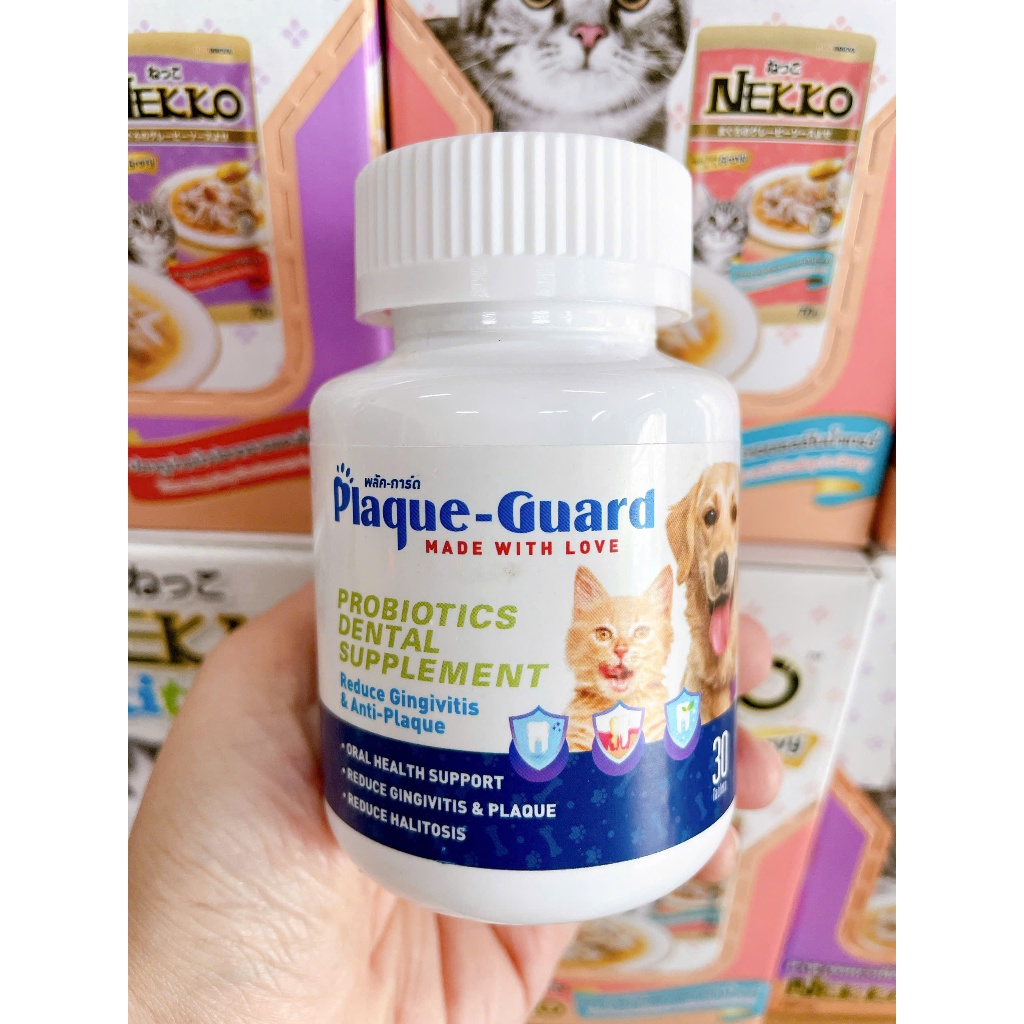 (ไม่สามารถจ่ายสําหรับทารก)รสนมแพะ Plaque Guard - โปรไบโอติกเสริมเพื่อทําความสะอาดฟันและลิ้มรส Good M