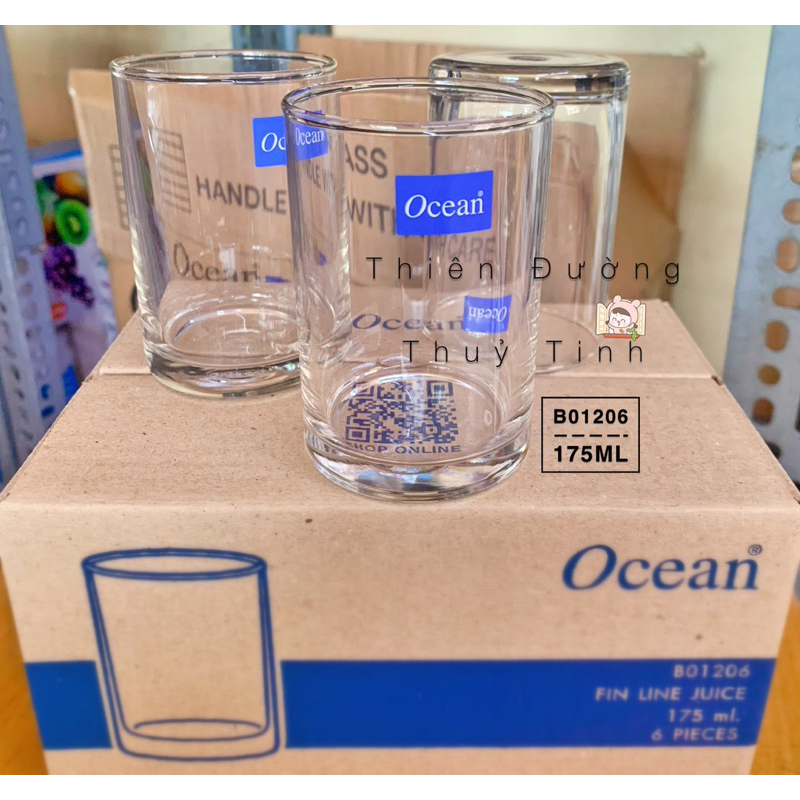 ถ้วยแก้วโอเชี่ยน 175ml บางและเบา (B01206)