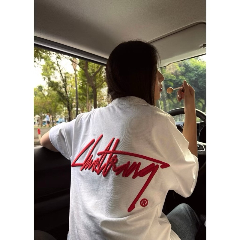 เสื้อยืด DNA ปัก 3DNA 2025 ผ้าคอตตอนคุณภาพสูง งานปักแท้