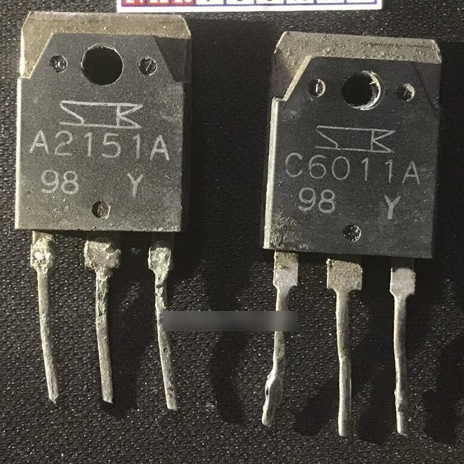 ส่วนประกอบสาเกแท้ C6011A A2151A 2SC6011 2SA2151 ถอดประกอบ - AH14-AH15