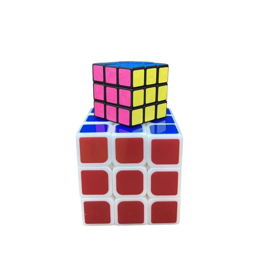 พวงกุญแจรูบิคฟรี] 6 ด้าน 3x3x3 ของเล่นรูบิคสําหรับเด็กเพื่อปลดปล่อยความคิดสร้างสรรค์และความคิด