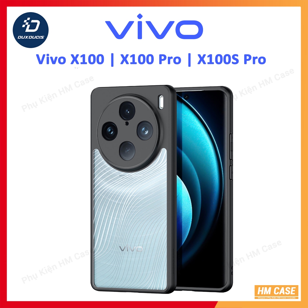 เคส Dux Ducis Vivo X300 / X300 Pro / X100 Pro / X100S Pro / X100, TPU Edge Anti-Fingerprint Matte Ba