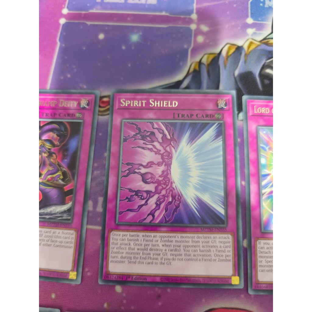 [Yugioh Funny Shop] การ์ด Spirit Shield 1 ใบ - MZTM-EN035 - Rare 1st Edition