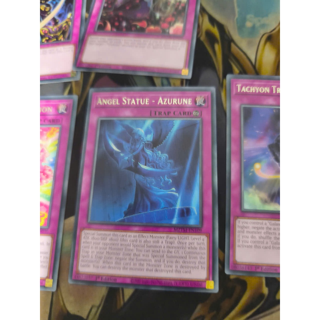 [Yugioh Funny Shop] รูปปั้นเทวดา 1 ใบ - Azurune - MZTM-EN109 - Rare 1st Edition